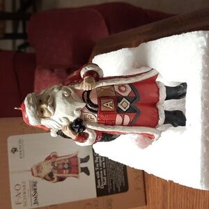 Jim Shore FAO Schwarz Santa with Toy Bag Ornament